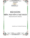 Bài giảng Nguyên lý kế toán - ĐH Phạm Văn Đồng