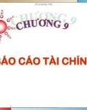 Bài giảng Kế toán tài chính: Chương 9 - Trường Đại học Ngân hàng