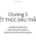 Bài giảng Đấu thầu: Chương 5 - Nguyễn Thị Minh Thu