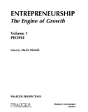 Ebook Entrepreneurship: The engine of growth ( Volume 1: People)