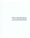 Báo cáo tài chính đã được kiểm toán cho năm tài chính kết thúc ngày 30/06/2017 - Công ty TNHH Kiểm toán FAC