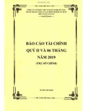 Báo cáo tài chính quý 2 và 6 tháng đầu năm 2019 - Công ty cổ phần Việt Nam Kỹ nghệ Súc sản (Trụ sở chính)