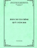 Báo cáo tài chính quý 1 năm 2018 - Công ty cổ phần Việt Nam Kỹ Nghệ Súc Sản