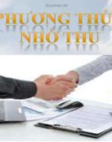 Bài giảng Thanh toán quốc tế: Phương thức nhờ thu - PGS.TS. Hà Văn Hội (2017)