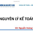 Bài giảng Nguyên lý kế toán: Giới thiệu môn học - Nguyễn Hoàng Phi Nam