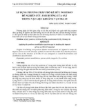 Áp dụng phương pháp phổ kế hủy positron để nghiên cứu ảnh hưởng của sắt trong vật liệu khoáng vật SBA-15