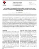 Effect of fungicide pretreatment on lipid peroxidation, antioxidant enzyme systems and proline accumulation in tomato (Lycopersicon esculentum Mill.) leaves under high temperature stress