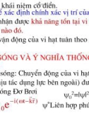 Vật lý đại cương - Động học chất điểm phần 2