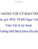 Vật lý đại cương - Quang học lượng tử phần 1