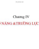 Vật lý đại cương - Cơ năng và trường lực thế phần 1