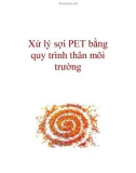 Xử lý sợi PET bằng quy trình thân môi trường