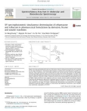 UV spectrophotometric simultaneous determination of cefoperazone and sulbactam in pharmaceutical formulations by derivative, Fourier and wavelet transforms