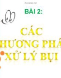 Bài giảng: Các phương pháp xử lý bụi