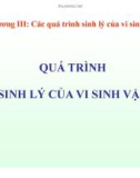 Bài giảng Vi sinh thực phẩm: Chương 3 - Trần Thị Huyền