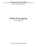 Giáo trình Toán ứng dụng - PGS. TS Nguyễn Hà Thanh