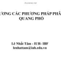 Bài giảng Đại cương các phương pháp phân tích quang phổ