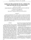 Nghiên cứu tổng hợp hệ xúc tác TiO2-NiO/SiO2 (Ia3d) dùng cho phản ứng oxi hoá hidrocacbon