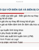 HỒI QUI VỚI BIẾN GIẢ VÀ BIẾN BỊ CHẶN