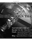 BÀI GIẢNG VIỄN THÁM ( NGUYỄN ĐỨC THUẬN ) - CHƯƠNG 2