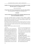 Nghiên cứu một số yếu tố ảnh hưởng của quá trình tự lắp ráp đến kích thước của chitosan vi cầu