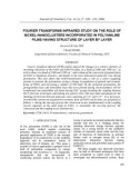 Fourier transforms infrared study on the role of nickel-nanoclusters incorporated in polyaniline films having structure of layer by layer