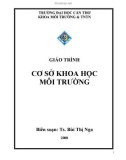 GIÁO TRÌNH CƠ SỞ KHOA HỌC MÔI TRƯỜNG part 1