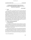 Sử dụng phương pháp huỳnh quang tia X để phân tích sự phân bố của những nguyên tố trong đất theo độ sâu