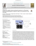 Probing the complex thermo-mechanical properties of a 3D-printed polylactide-hydroxyapatite composite using in situ synchrotron X-ray scattering