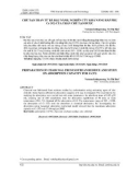 Chế tạo than từ bã đậu nành, nghiên cứu khả năng hấp phụ Cr (VI) của than chế tạo được