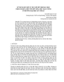 Sử dụng bản đồ tư duy để hỗ trợ dạy học theo xemina đối với môn Hóa học đại cương ở trường đại học kỹ thuật