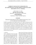 Nghiên cứu một số yếu tố ảnh hưởng tới quá trình phân hủy 2,4,6 triclophenol trong dung dịch bằng hệ xúc tác Fe - TAML/H2O2