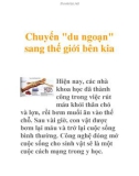 Chuyến du ngoạn sang thế giới bên kia