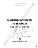 các phương pháp phân tích vật lý và hóa lý (câu hỏi và bài tập): phần 1