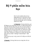 Bộ 9 phần mềm hóa học