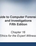 Guide to Computer forensics and investigations - Chapter 16: Ethics for the expert witness