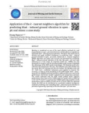 Application of the K - nearest neighbors algorithm for predicting blast - induced ground vibration in open - pit coal mines: A case study