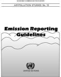 AIR POLLUTION STUDIES No. 15: EMISSION REPORTING GUIDELINES