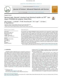 Spectroscopic, thermal, structural and electrical studies on VO2 ions doped PVA/MAA: EA polymer blend films