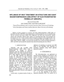 Influence of heat treatment on structure and giant magnetoimpedance (gmi) effect of electrodeposited permalloy (80Ni20Fe)