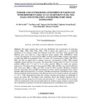 Indoor and outdoor relationships of particles with different sizes at an apartment in Ha Noi: Mass concentration and respiratory dose estimation