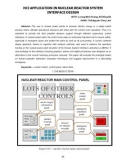 HCI application in nuclear reactor system interface design