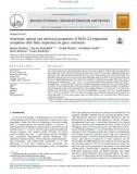 Structural, optical and electrical properties of Ni(II)-2,2-bipyridine complexes thin films deposited on glass substrates