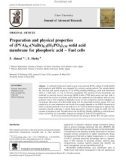 Preparation and physical properties of (PVA)0.7(NaBr)0.3(H3PO4)xM solid acid membrane for phosphoric acid – Fuel cells