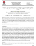 Structural, surface morphological, optical and electrical properties of InxSey thin films, an absorber layer for photovoltaic cells fabricated by M-CBD method using different variables