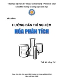 Giáo trinh : Thí nghiệm hóa phân tích part 1