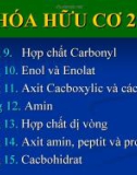 Bài giảng Hóa hữu cơ 2: Chương 9 - Andehit Xeton