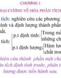 Bài giảng Bài tập Hóa phân tích