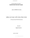 Động lực học chất lỏng tính toán - Chương mở đầu