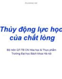 Bài giảng Hóa công 1: Chương 3 - TS. Cao Thị Mai Duyên