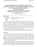 Research separate of some heavy metal ions from plating metal wastewater by ferromagnetism nano-oxide and ferromagnetism nano-oh materials